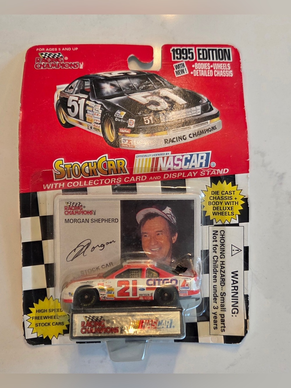 1995 Morgan Shepherd  #21 Citgo 1:64 Die Cast Car